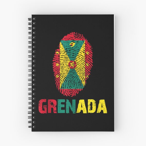Item preview, GRENADA Finger Print Flag  I Love GRENADA Ravel Ee   designed and sold by EmmaHoltere.