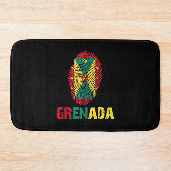 Item preview, GRENADA Finger Print Flag  I Love GRENADA Ravel Ee   designed and sold by EmmaHoltere.