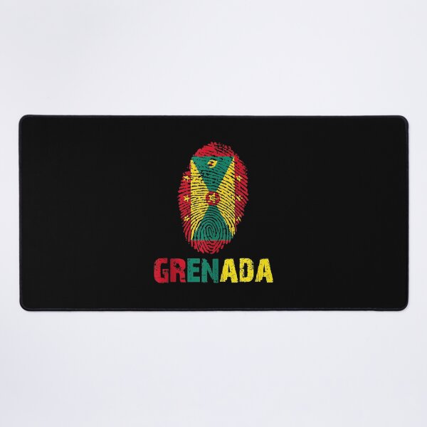Item preview, GRENADA Finger Print Flag I Love GRENADA Ravel Ee designed and sold by EmmaHoltere.
