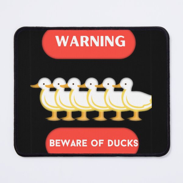 Item preview, Beware of Ducks Sign designed and sold by Reelyfishing.