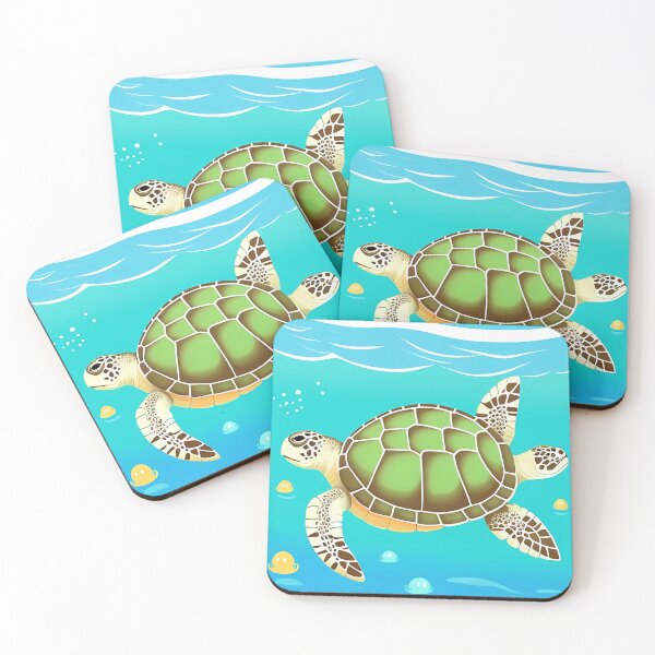 Item preview, Cute Turtle Illustrations 	 designed and sold by audirsfumaw.