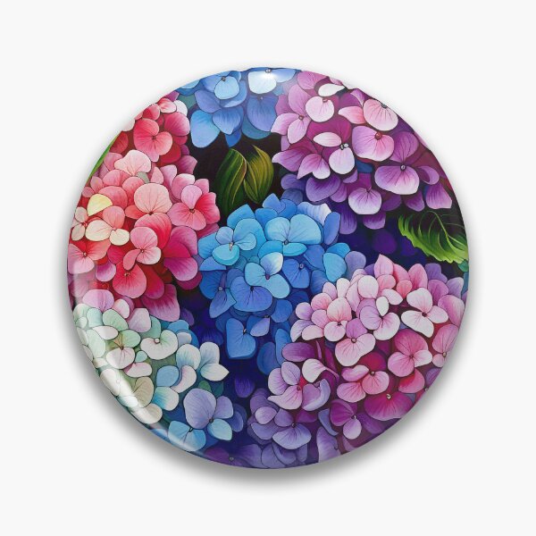 Artikelvorschau, Blumenmuster - Hortensie entworfen und verkauft von Klara Acel.