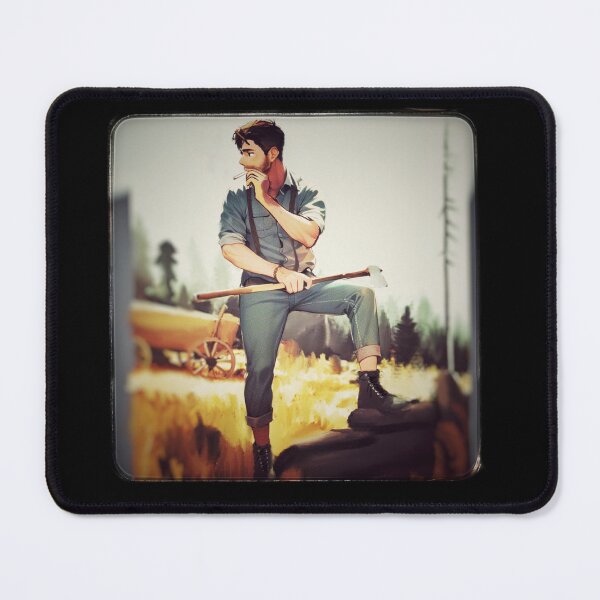 Item preview, Chopping Wood.  designed and sold by HappyRandomArt.