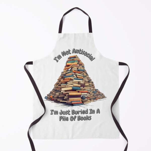 Item preview, I'm Not Antisocial I'm Just Buried In A Pile Of Books  designed and sold by InkwaveDesigns.