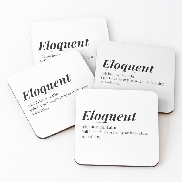 Item preview, Eloquent Word Definition  designed and sold by Feather n'  Ink.