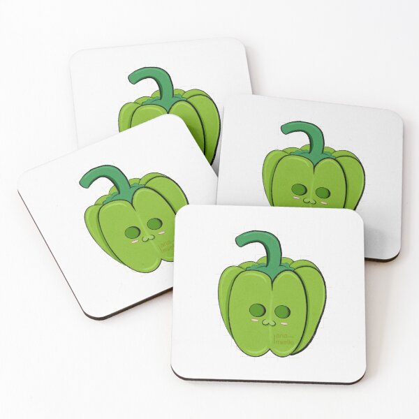 Item preview, Cute green pepper  designed and sold by AnaMielleArt.