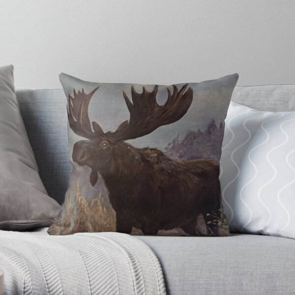 Canadian Moose Pillows Cushions Redbubble