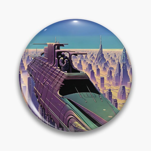 Item preview, Retro-futuristic sci-fi spaceship designed and sold by ArthurVandelay.