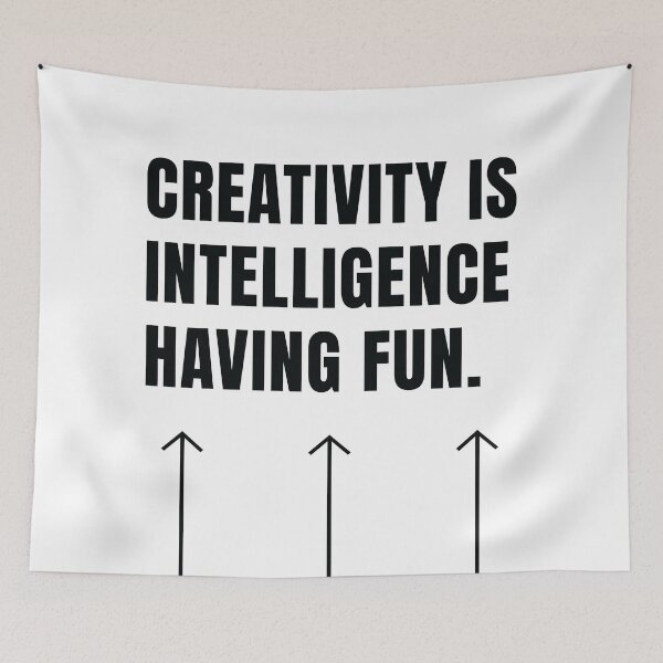 Item preview, Creativity is Intelligence Having Fun - Albert Einstein designed and sold by wavede.