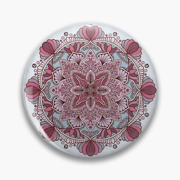 Item preview, Midnight Bloom Blue and Purple Mandala  designed and sold by Shaseldine.