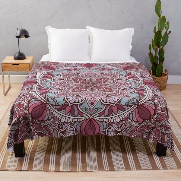 Item preview, Midnight Bloom Blue and Purple Mandala  designed and sold by Shaseldine.