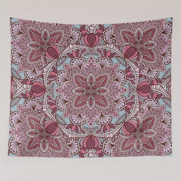 Item preview, Midnight Bloom Blue and Purple Mandala  designed and sold by Shaseldine.