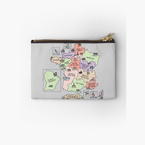 Item preview, Carte colorée de France designed and sold by Sheridan T.