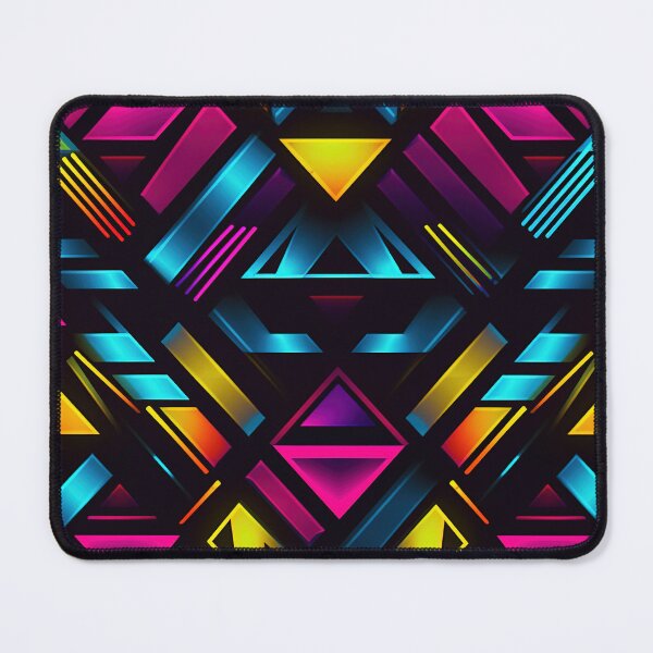 Item preview, Radiant Modern Neon Bandana Pattern designed and sold by Lamarcy.