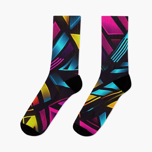 Item preview, Radiant Modern Neon Bandana Pattern designed and sold by Lamarcy.