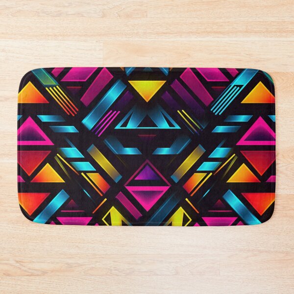 Item preview, Radiant Modern Neon Bandana Pattern designed and sold by Lamarcy.