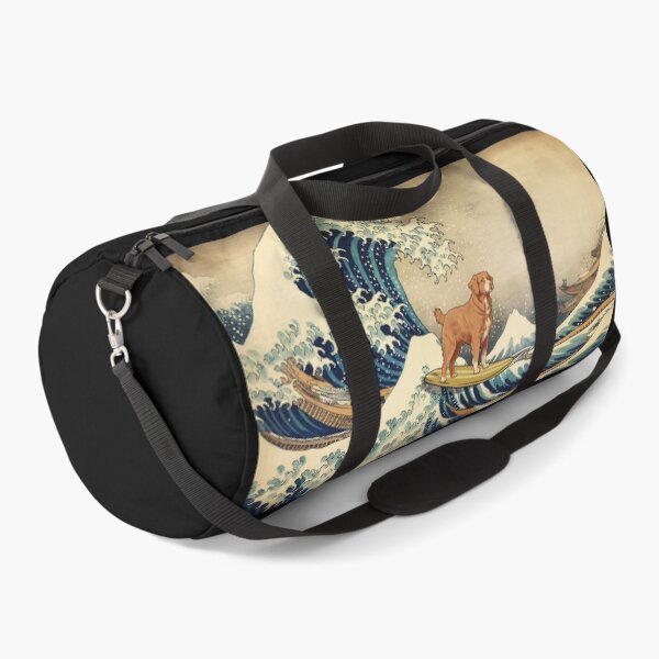 Item preview, Nova Scotia Duck Tolling Retriever Toller Kanagawa Japanese Surfing Wave designed and sold by rafaeltto.