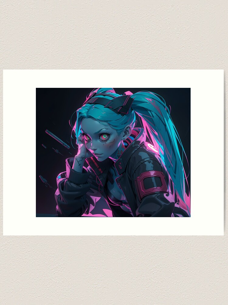 Rebecca cyberpunk: Edgerunners Art Print // Anime Gamer -  Finland