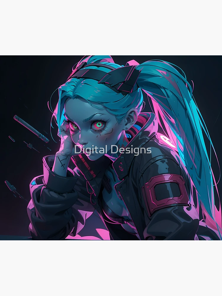 Rebecca cyberpunk: Edgerunners Art Print // Anime Gamer -  Finland