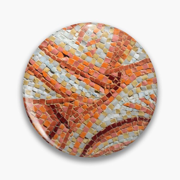 Item preview, Abstract Ribbon Mosaic in Cheerful Oranges and Mellow Yellows designed and sold by Georgia Mizuleva.