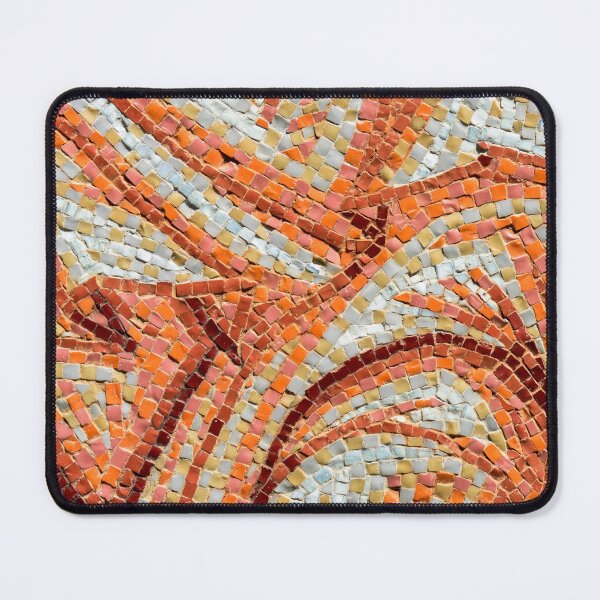 Item preview, Abstract Ribbon Mosaic in Cheerful Oranges and Mellow Yellows designed and sold by Georgia Mizuleva.