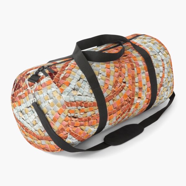 Item preview, Abstract Ribbon Mosaic in Cheerful Oranges and Mellow Yellows designed and sold by Georgia Mizuleva.