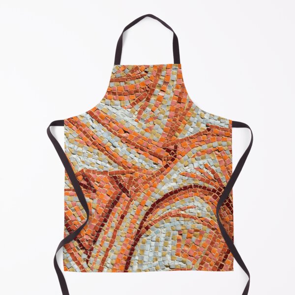 Item preview, Abstract Ribbon Mosaic in Cheerful Oranges and Mellow Yellows designed and sold by Georgia Mizuleva.