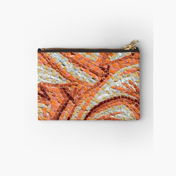Item preview, Abstract Ribbon Mosaic in Cheerful Oranges and Mellow Yellows designed and sold by Georgia Mizuleva.