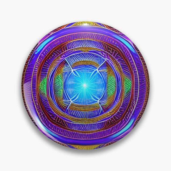 Artikelvorschau, Blütenblatt-Fraktal - Psychedelisches Muster entworfen und verkauft von NomadicCreative.