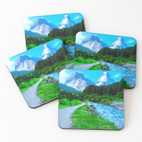 Item preview, Mountain Scene designed and sold by ArtFactoryAI.