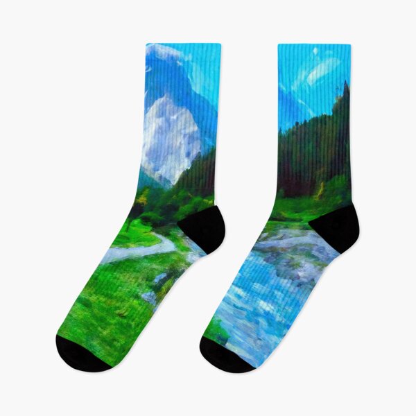 Item preview, Mountain Scene designed and sold by ArtFactoryAI.