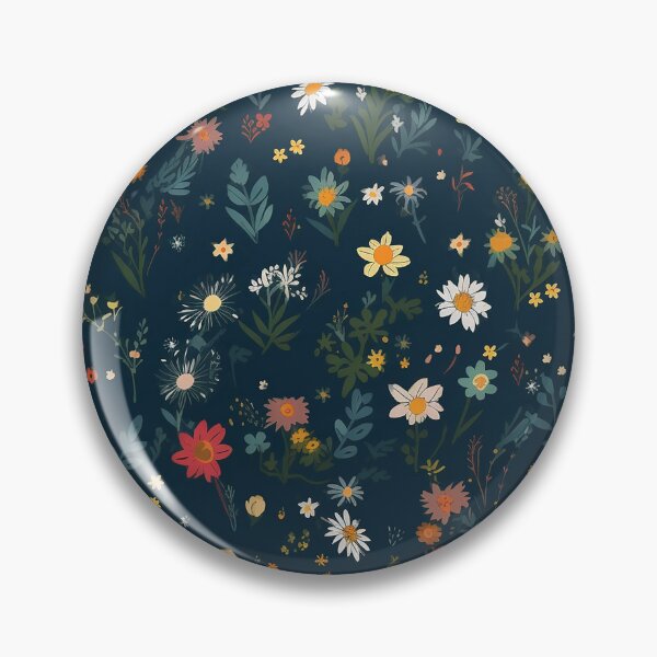 Item preview, TLouise Floating Flowers on a Dark Field designed and sold by imginger755.