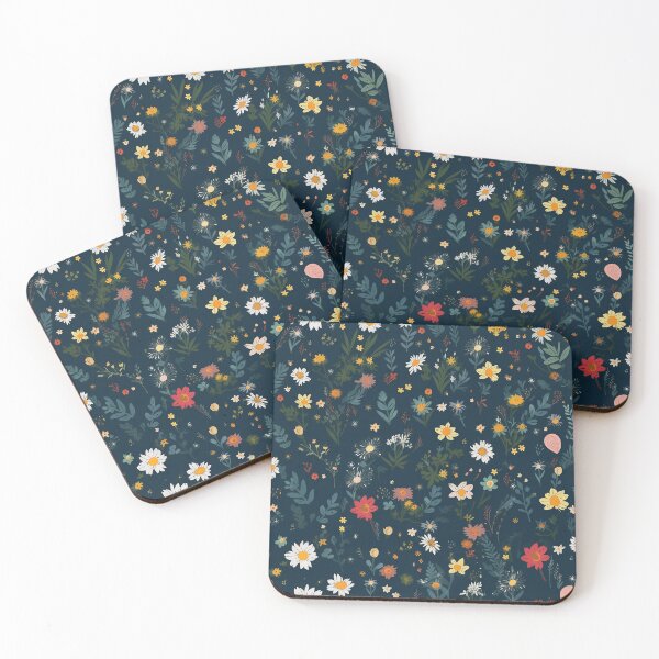 Item preview, TLouise Floating Flowers on a Dark Field designed and sold by imginger755.