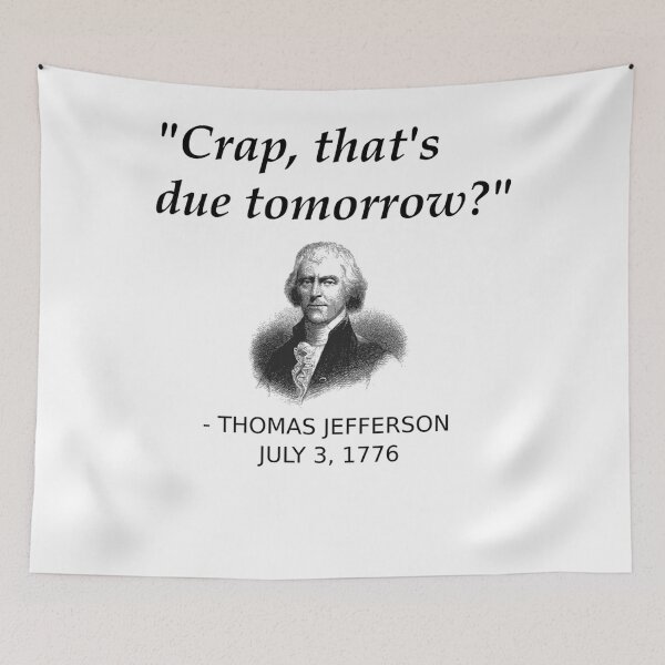 Item preview, Funny Thomas Jefferson Independence Day USA History designed and sold by JeromeBodin.