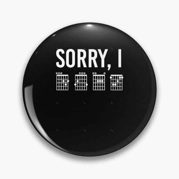 Item preview, Sorry I DGAF Funny guitar chords hidden message  Funny guitar music gifts designed and sold by JeromeBodin.