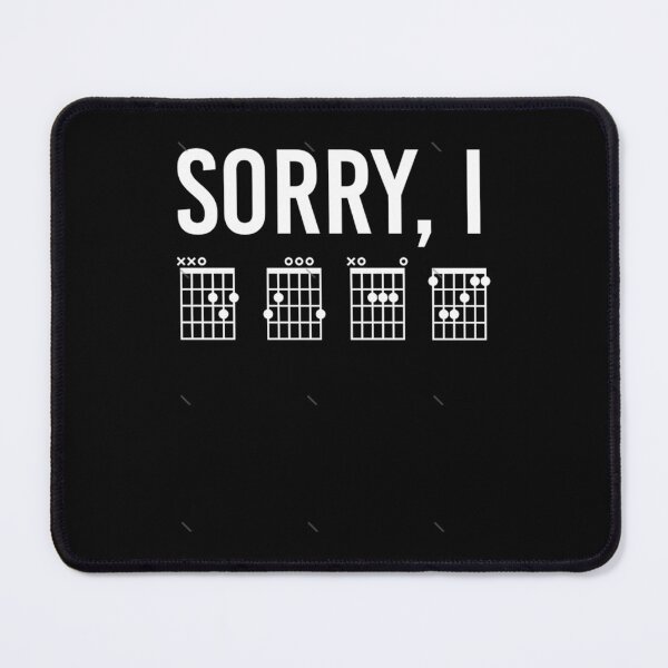 Item preview, Sorry I DGAF Funny guitar chords hidden message  Funny guitar music gifts designed and sold by JeromeBodin.
