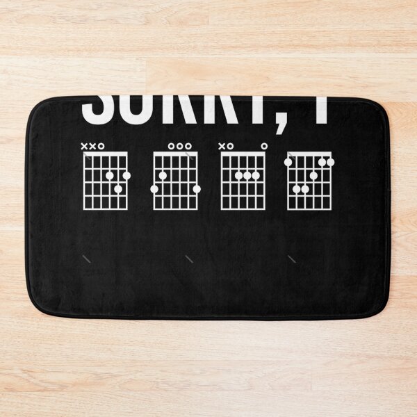 Item preview, Sorry I DGAF Funny guitar chords hidden message  Funny guitar music gifts designed and sold by JeromeBodin.