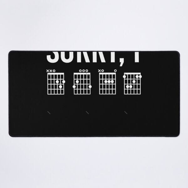 Item preview, Sorry I DGAF Funny guitar chords hidden message  Funny guitar music gifts designed and sold by JeromeBodin.