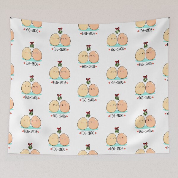Item preview, Egg Snog Funny Christmas Eggnog Puns  designed and sold by punnybone.