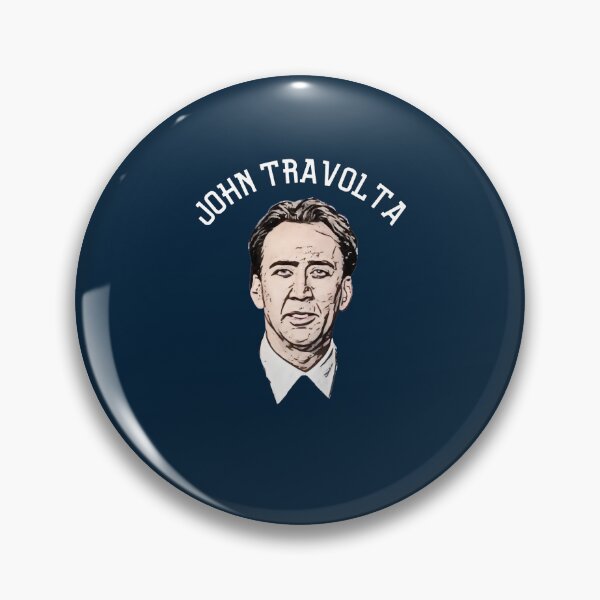 Item preview, Sports ed Nicolas Cage as John Travolta, (White)  designed and sold by TinazByStar.