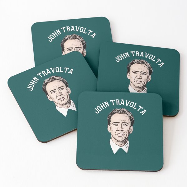 Item preview, Sports ed Nicolas Cage as John Travolta, (White)  designed and sold by TinazByStar.