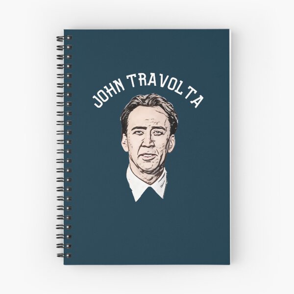 Item preview, Sports ed Nicolas Cage as John Travolta, (White)  designed and sold by TinazByStar.