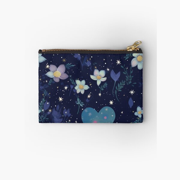 Item preview, TLouise Hearts and Pastel Flowers floating in a Starry Sky designed and sold by imginger755.