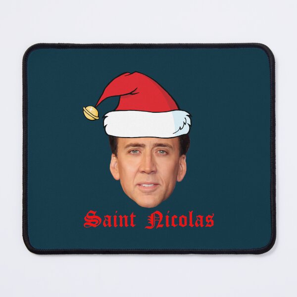 Item preview, Saint Nicolas Cage Christmas Card designed and sold by TinazByStar.