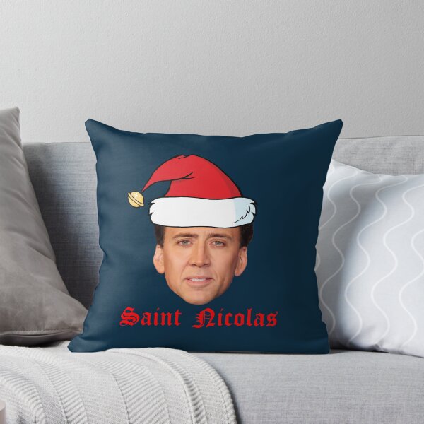 Item preview, Saint Nicolas Cage Christmas Card designed and sold by TinazByStar.