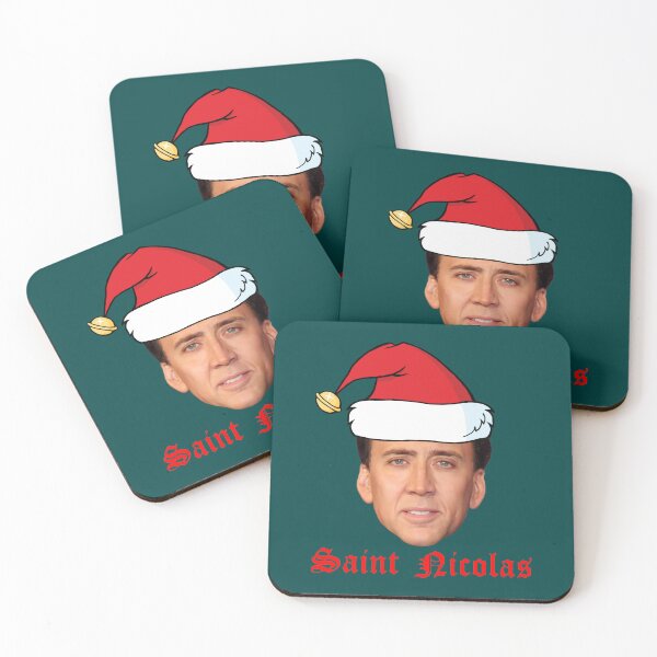 Item preview, Saint Nicolas Cage Christmas Card designed and sold by TinazByStar.