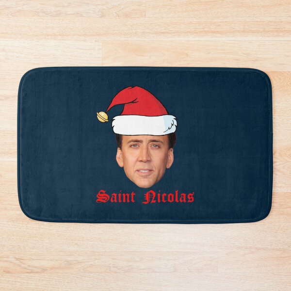 Item preview, Saint Nicolas Cage Christmas Card designed and sold by TinazByStar.