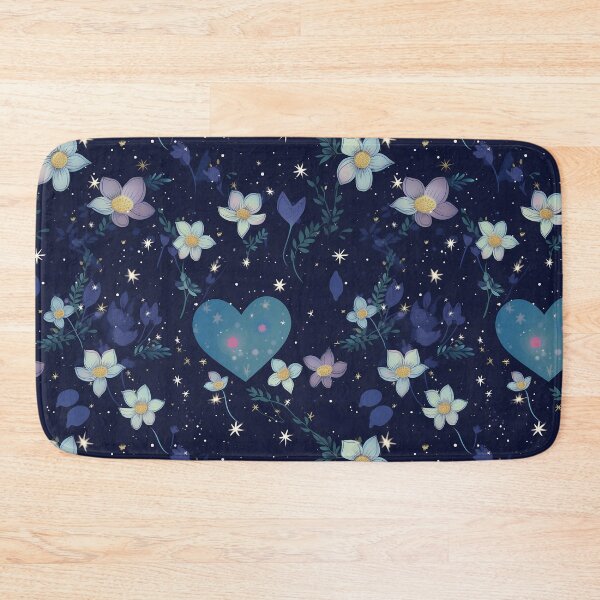 Item preview, TLouise Hearts and Pastel Flowers floating in a Starry Sky designed and sold by imginger755.