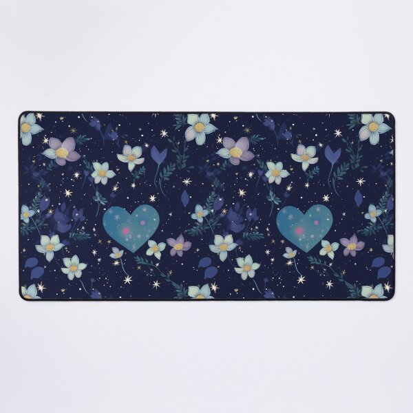 Item preview, TLouise Hearts and Pastel Flowers floating in a Starry Sky designed and sold by imginger755.