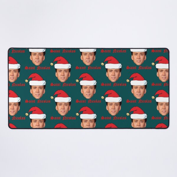 Item preview, Saint Nicolas Cage Christmas Card designed and sold by TinazByStar.